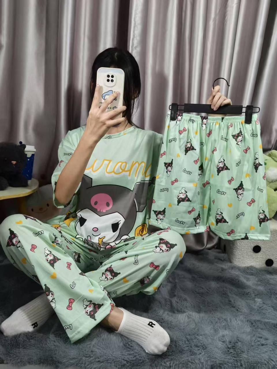 سه تیکه کرومی سبز