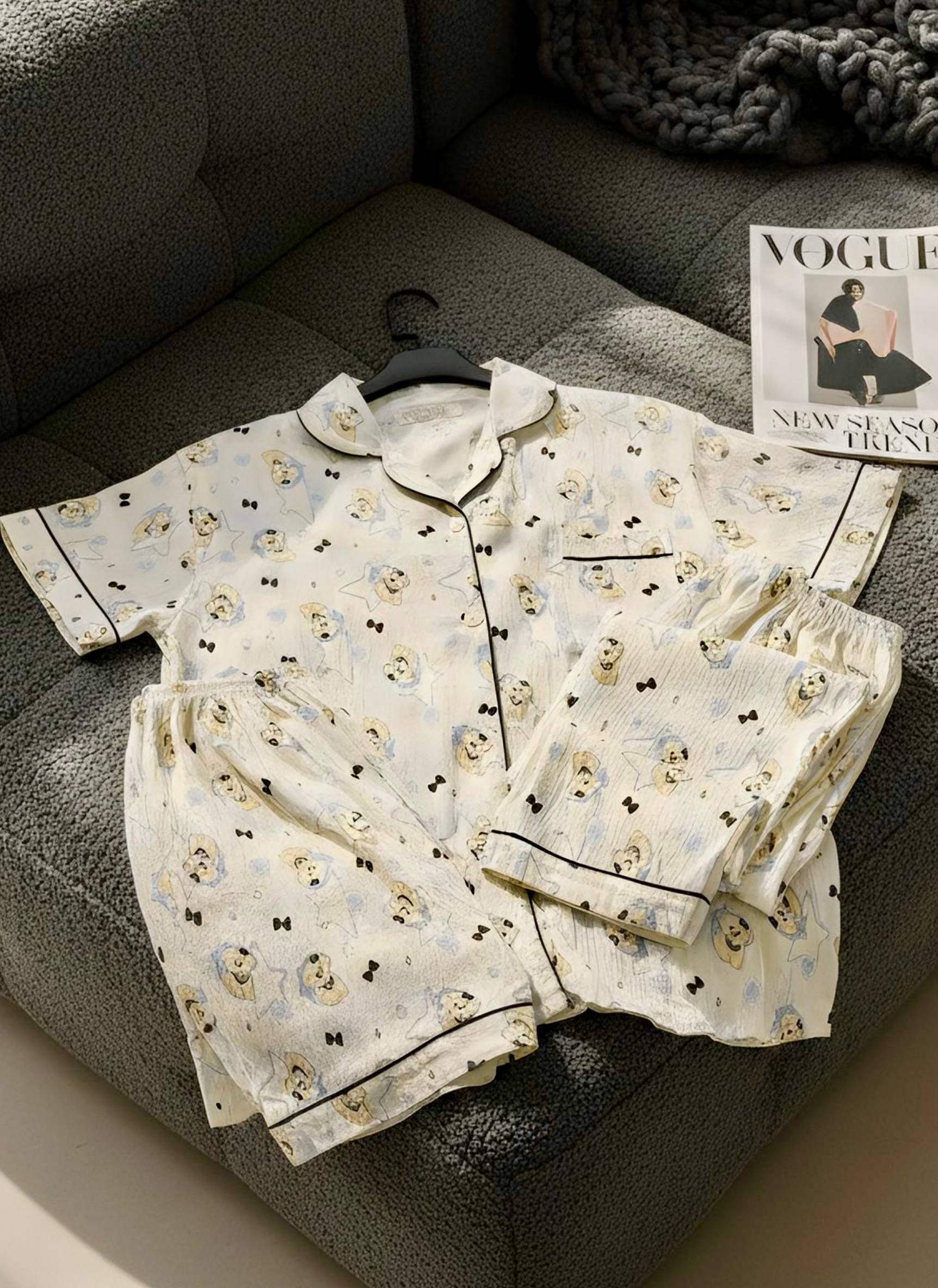 آستین کوتاه سگ ستاره دار